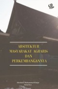 Arsitektur Masyarakat Agraris dan Perkembangannya