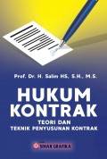 Hukum Kontrak : Teori dan Teknik Penyusunan Kontrak