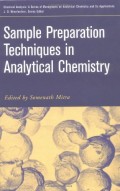 Sample Preparation Techniques in Analytical Chemistry