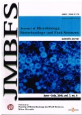 JMBFS: Journal of Microbiology, Biotechnology and Food Sciences