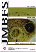 JMBFS: Journal of Microbiology, Biotechnology and Food Sciences