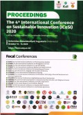 Proceedings the 4th International Conference on Sustainable Innovation (ICoSI) 2020