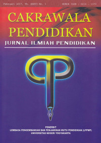 Image of CAKRAWALA PENDIDIKAN : Jurnal Ilmiah Pendidikan