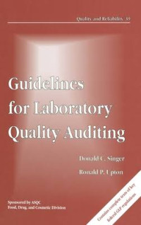Image of Guidelines for Laboratory Quality Auditing