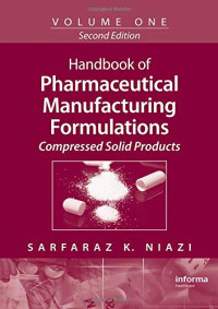 Image of Handbook of Pharmaceutical Manufacturing Formulations Vol. 1