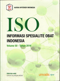 Image of ISO : Informasi Spesialite Obat Indonesia