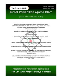 Image of Jurnal Pendidikan Agama Islam (Journal of Islamic Education Studies)