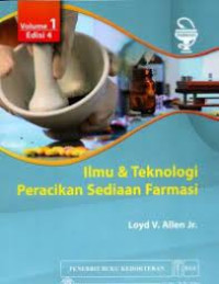 Image of Ilmu dan Teknologi Peracikan Sediaan Farmasi Volume 1