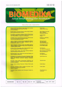 Image of BIOMEDIKA : Jurnal Ilmiah Biologi dan Kesehatan