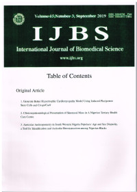 Image of IJBS: International Journal of Biomedical Science