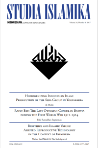 Image of STUDIA ISLAMIKA : Indonesian Journal for Islamic Studies