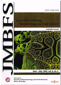 Image of JMBFS: Journal of Microbiology, Biotechnology and Food Sciences