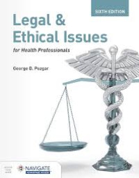 Image of Legal & ethical issues for health professionals