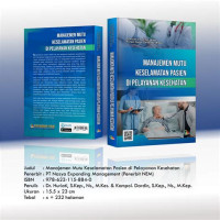 Image of Manajemen mutu keselamatan pasien di pelayanan kesehatan