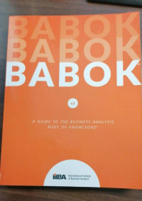 Image of BABOK v3: A Guide to the Business Analysis Body of Knowledge