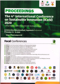 Image of Proceedings the 4th International Conference on Sustainable Innovation (ICoSI) 2020